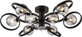 Dar Lighting modern mennyezeti lámpa lynette fekete darlyn4822-01