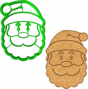 Karåcsonyi Forma Mézeskalåcs lyukasztó Karåcsony Mikulås 8cm