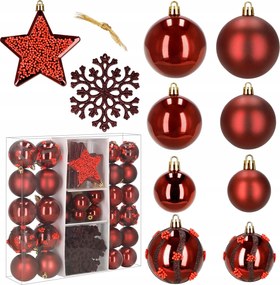 Karácsonyfadísz 40DB-OS Törhetetlen Medál Szett