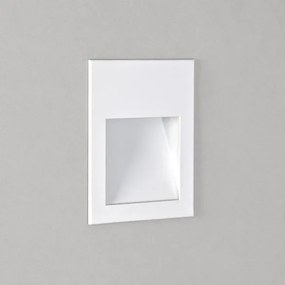 ASTRO LIGHTING 1212033 BORGO Kültéri Falba Építhető Lámpa Matt Fehér LED