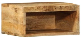 tömör nyers mangófa falra szerelhető TV-szekrény 40x30x19 cm