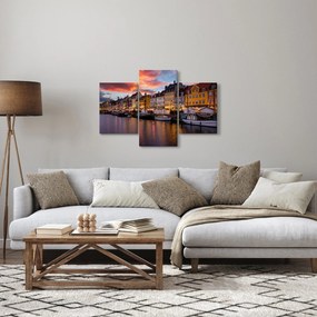 Kép - Nyhavn, Koppenhága (90x60 cm)