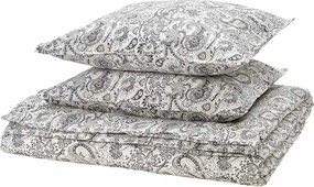 Ikea paplanhuzat és 2 párnahuzat Rodgersia szürke/fehér 200x200/50x60cm