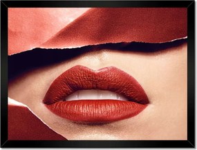 Poszterek keretben 40x30 Női ajkak Ajkak