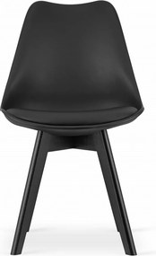 AKCIÓ Fekete BALI MARK szék fekete lábakkal II. osztály