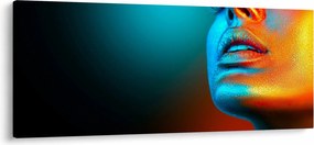 Kép - Csillogó arc (120x50 cm)