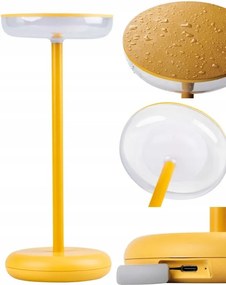 Kanlux Vezeték nélküli Hermetikus Led Éjjeli Asztali Lámpa 3000K Sárga