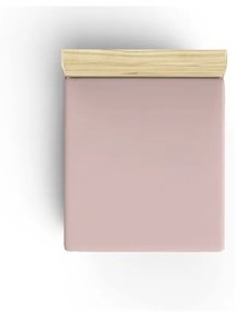 Rózsaszín gumis pamut lepedő 160x200 cm - Mijolnir