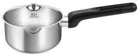 Indukciós tűzhelyhez alkalmas rozsdamentes acél lábas 1 l Brava – Tescoma