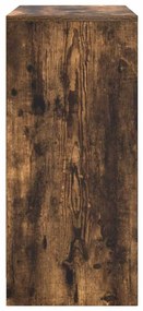 füstös tölgy színű szerelt fa cipőszekrény 57x34x76 cm