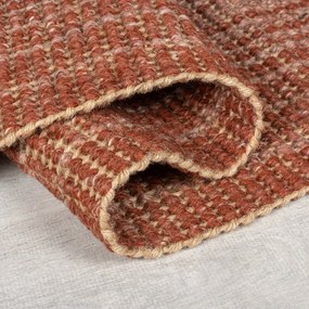 Piros kétoldalas kézi szövésű jutakeverék szőnyeg 160x230 cm Jute Ombre Red – Flair Rugs