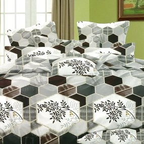 Pamut ágynemű Homa GILBERT HEXA 3 részes 140x200 cm