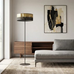 Emibig modern állólámpa lux fekete arany emi1649/lp1