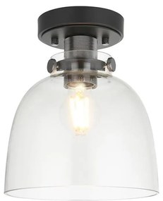 Endon 99106 - Mennyezeti lámpa URBAN 1xE27/10W/230V fekete/átlátszó