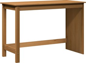 vidaXL Asztal Méz barna 112 x 50 x 75 cm Tömör fenyőfa