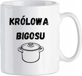 Vicces Bögre Ajándék Bigosu Királynő 330 ml