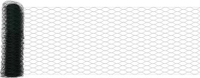 vidaXL Hexagon kerítés Zöld 0,4 x 25 m PVC