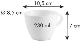 Tescoma Porcelán cappuccino csésze All Fit OneBelly 230 ml