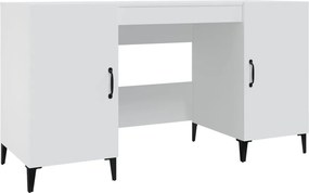 vidaXL fehér szerelt fa íróasztal 140 x 50 x 75 cm