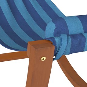 kék csíkos szövet ringató függőágy gyerekeknek