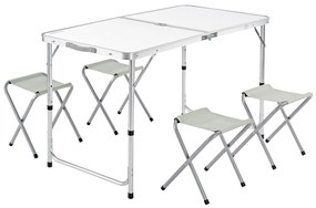 Deuba 5 részes kemping szett - fehér