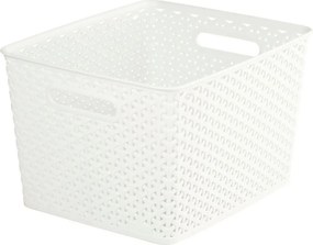 Curver RATTAN 'Y' STYLE tároló doboz nagy tejszín