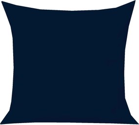 Panama díszpárnahuzat 40x40 sötétkék cipzáras