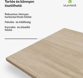 Blumfeldt Bearsdon asztallap 120 x 80 cm konyhához és étkezőhöz, Tartós rétegelt fa