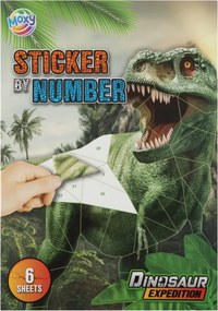 Dinoszaurusz Expedition puzzle matrica szett