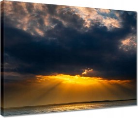Vászonkép 40x30 Tenger Napfelhők