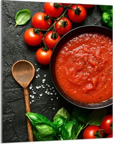 Üveg Vágódeszka 40x52 Étel A Konyhába