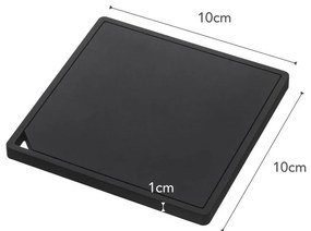 Tower Square fekete edényalátét - YAMAZAKI