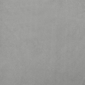 világosszürke bársony gyerekkanapé 70 x 45 x 26,5 cm