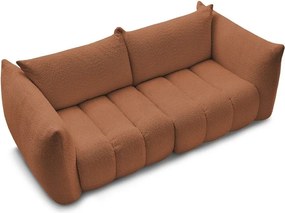Narancssárga buklé kanapé 234 cm Azra – Bobochic Paris