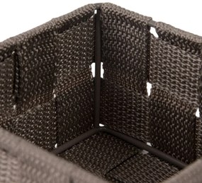 Compactor S TEX fiókos szervező, 12x12 x 7 cm,barna, S