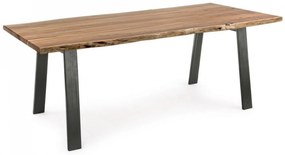 MARONE modern akácfa étkezőasztal - 160/200cm