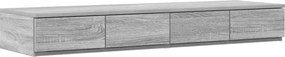 vidaXL Ágyfiókok fiókkal Szürke Sonoma 120 x 36,5 x 16,5 cm Faanyag