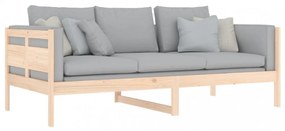 tömör fenyőfa kanapéágy 90x200 cm