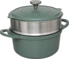 Rozsdamentes Acél Pároló Edény Szürke 26X7,8 4 Részes