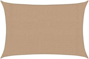 vidaXL tópszínű HDPE napvitorla 160 g/m² 3 x 4 m