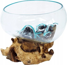 Fa olvasztott üvegtál nagy MGW-06