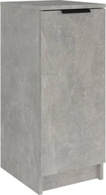 vidaXL betonszürke szerelt fa cipőszekrény 30x35x70 cm