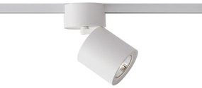 Modern fehér spotlámpa 1 fázisú sínrendszerhez GU10 70mm - Iconic Roto