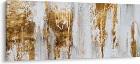 Kép - Arany absztrakció (120x50 cm)