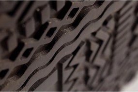 Sötétbarna mangófa komód 160x75x40 cm Kalai – MOME