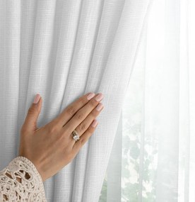 Fehér függöny 140x270 cm Valeta – Restilo