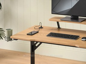 PC asztal Matts 115 (tölgy + fekete). 1109789