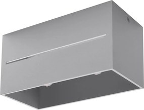 SOLLUX SL-0385 LOBO Kocka Mennyezeti Lámpa Szürke G9 IP20