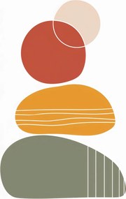 Poszter 40x55cm Formák egyensúlyban