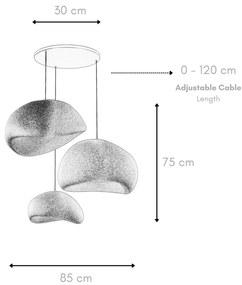 Függőlámpa - Wabi Sabi Mossgreys - Betonszürke
